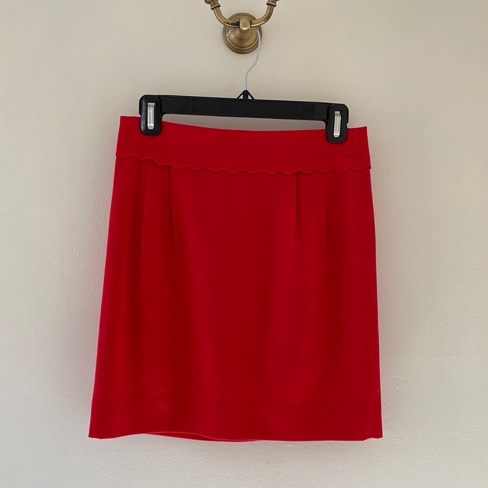 j crew wool skirt